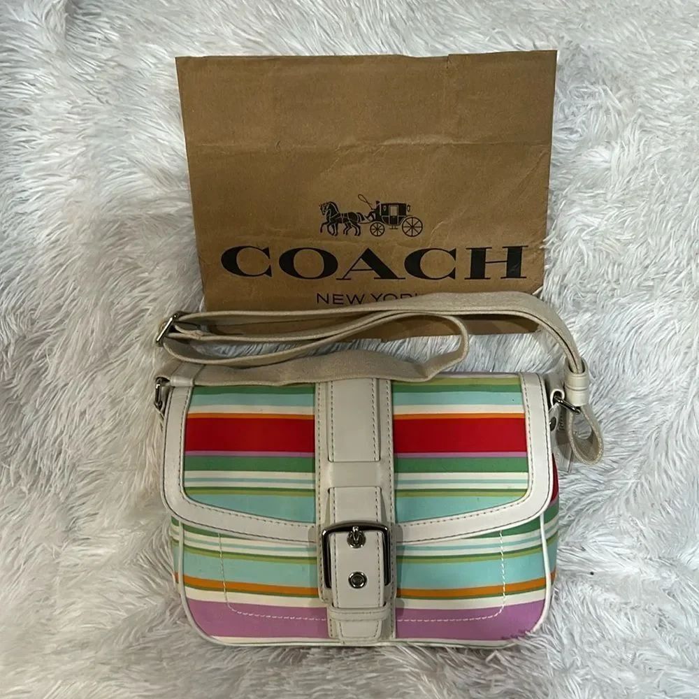 Coach Multicolor Stripe Women's Bag